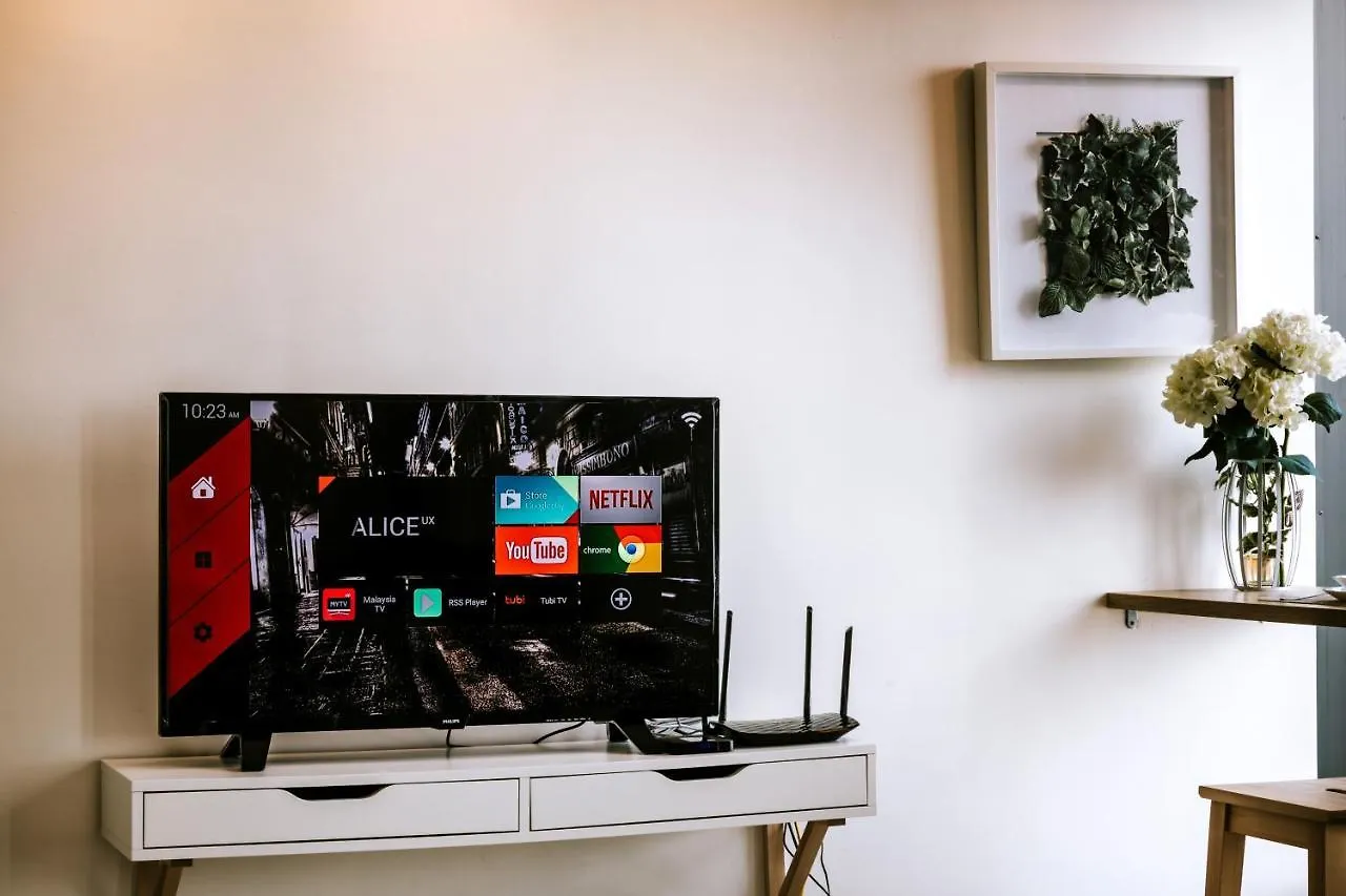 شقة Muji Studio 2 - Seaview At 218 Tropicana Near Komtar Food Heaven With Netflix & Tv Box جورج تاون